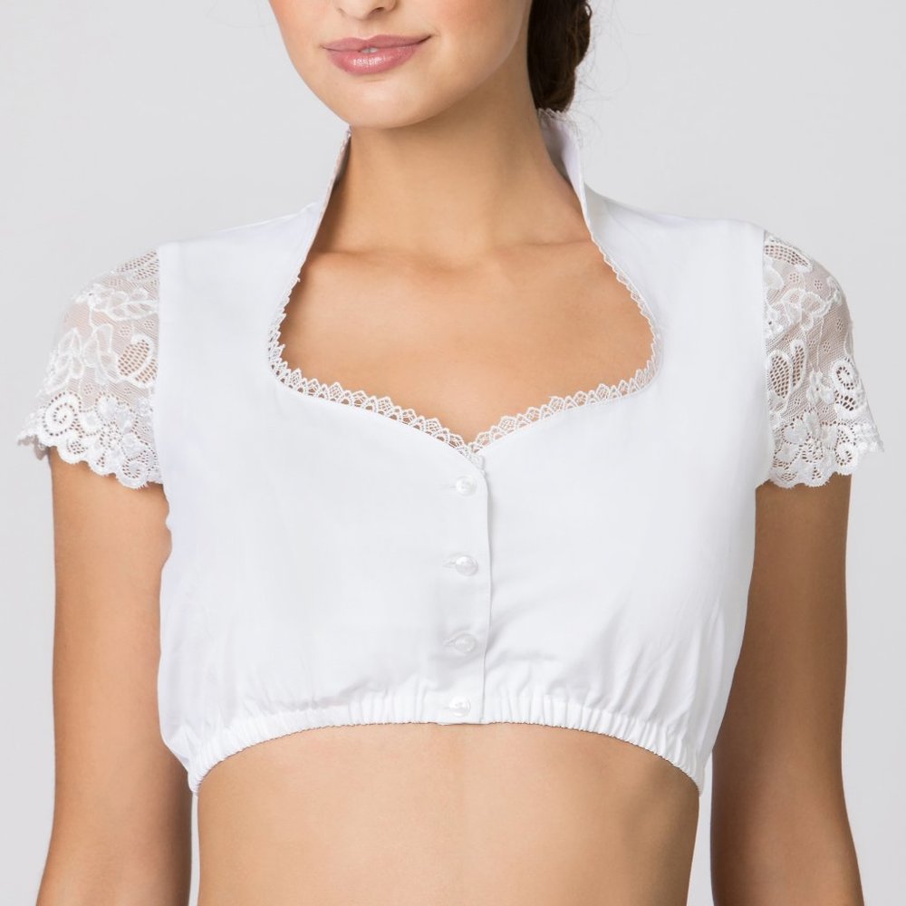 8058 Crop Top Dirndl Blouse